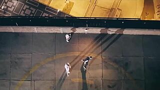 Old man eating young girl.