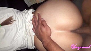 i cum all over her huge latina ass