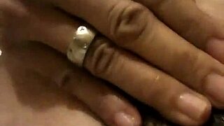 Filipina woman with big tits masturbates.