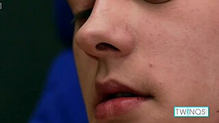 Dark haired gay teen 18+ logan jerks off his massive hard cock