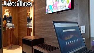 I'm attending to this patient at the end of the shift, but she really just wanted my cock in her pussy, and we did doggystyle, riding, creampie, and oiled interracial sex.