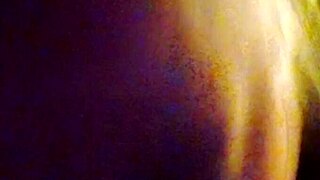 this milf feels so emotional giving an interracial blowjob