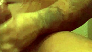 creamy masturbation with big black cock