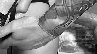 Russian in stockings loves big surprises