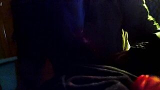 this milf feels so emotional giving an interracial blowjob