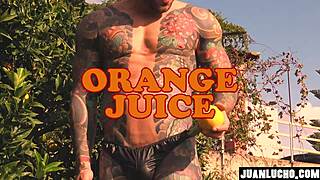 homemade orange juice preparation video