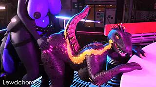 Furry Futa Highwire Pounds Lizard Hard