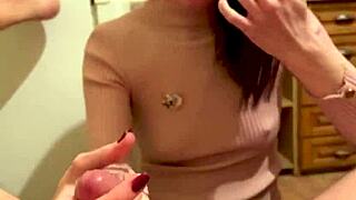 Neighbor gives deepthroat blowjob 😏 no sound