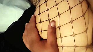 Watch this novinha with her tight pink pussy and anal plug getting fucked doggy style on red.