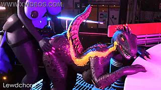 Furry Futa Highwire Pounds Lizard Hard