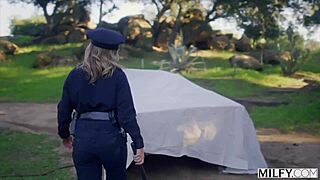 milfy officer sweet vickie teaches her bad boy ex a lesson