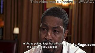 Petite dyke rides bbc boss for spunk