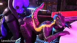 Furry Futa Highwire Pounds Lizard Hard