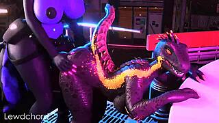 Furry Futa Highwire Pounds Lizard Hard