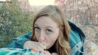 Cute Young Blonde Fucked Outdoors In POV!