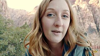 Cute Young Blonde Fucked Outdoors In POV!