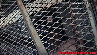 I’m Shaken Seeing NT Redhead Bound and Punished by Dom in Garage