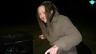 Girlfriend Flashes Tattoo And Masturbates Publicly On The Street