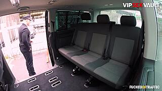 leny evil gets pusy stuffed in car