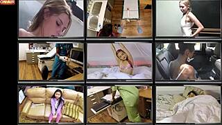 freshman yesenia sparkles orgasms from hitachi wand by doctor tampa, oops i mean during physical