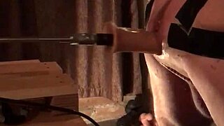 That fucking with the machine and dildo feels so good