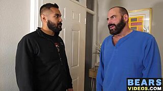 Hairy Bear And His Bottom Cub Have Wild Fun Fest