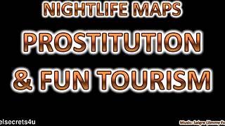 street whores in massage parlours and brothels get facial cumshots!