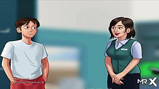 I picked up this sex toy from the shop, mommy. Want to try it on your ass?