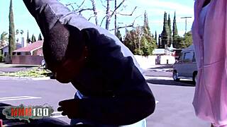 young ebony goddess keira takes monster cock