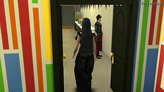 Naruto-inspired milf gets seduced by a stranger at a holiday gathering, leading to hardcore action.
