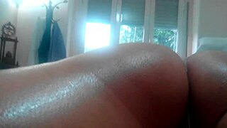 An amateur massage session with a local client