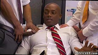 Hairless Gay Men in HR Meeting Porn