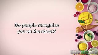 Jewelz Blu And Mike Mancini Enjoy Ice Cream Time With Blowjob And POV