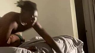 my step sister was mad so i handcuffed her and fucked her ass