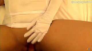 In this danmachi cosplay, hestia engages in hot sex with blowjob and creampie