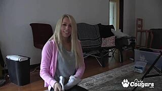 Zoey Monroe's Petite Pussy Filled With Jizz After Deepthroat Blowjob.