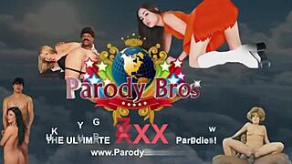 what's hotter than interracial parody sex action?