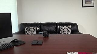 19yo Ginger Dicked in Both Holes