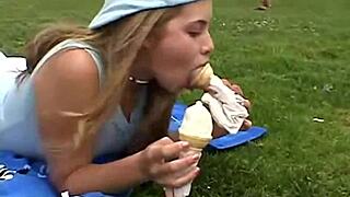 Little April Masturbates In Public Toilet