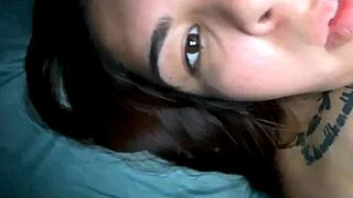 Diana Fingers My Wet Hairless Pussy In Homemade Scene