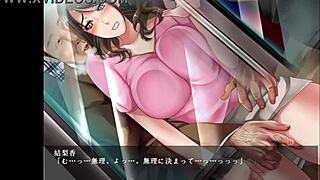 Pretty Office Beauty Bounces Boobs On Train!