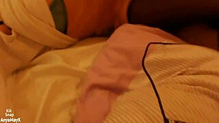 funny pov webcam blowjob with stockings