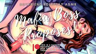 mafia boss proposes to sugar baby for deepthroat and gagging.