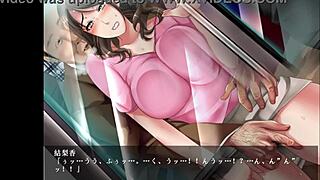 Pretty Office Beauty Bounces Boobs On Train!