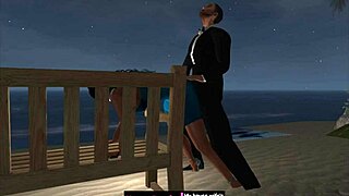 Sneak Quickie At Beach Party!