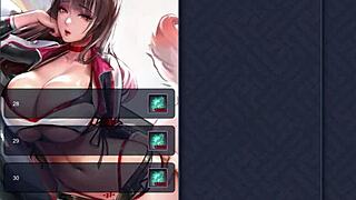 Ep2 features mikami's phat booty ass in kinky anime game