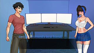 mi amiga chupa mi polla en la cocina