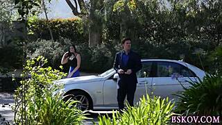 Busty milf pornstar sucks and jerks cock!