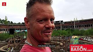 chubby zara mendez gets intensely fucked raw with big cock in abandoned outdoor spot.