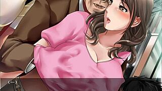 Pretty Office Beauty Bounces Boobs On Train!